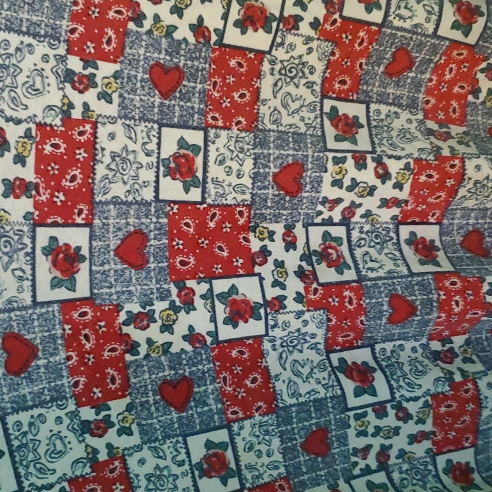 Vintage Quilt Patchwork Turtleneck - image 3